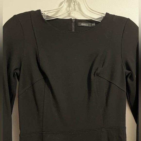 Reitmans slim fit long sleeve dress in black - Picture 4 of 6